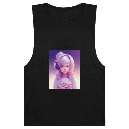 1# young girl gamer. Barnard Tanks