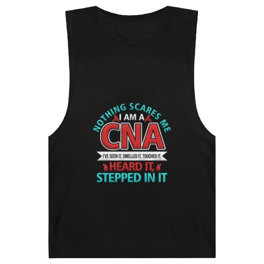 Nothing Scares Me Cna Nurse Job Lover Barnard Tanks