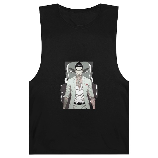 Japan Yakuza Greeny Face Barnard Tanks