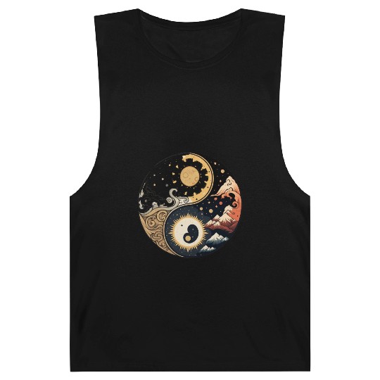 Sun and moon yin yang Barnard Tanks