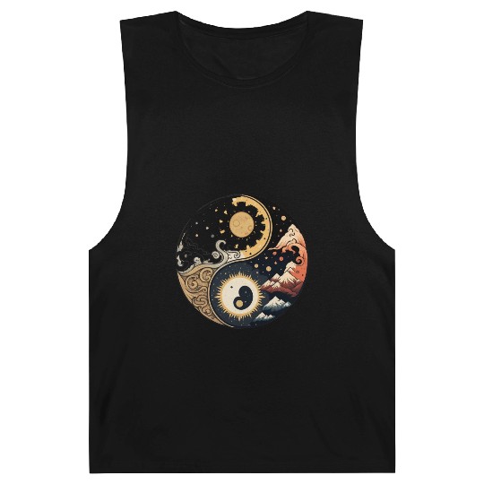 Sun and moon yin yang Barnard Tanks