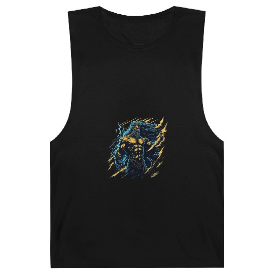 Zeus God of thunder and lightning Barnard Tanks