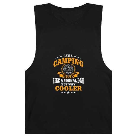 Funny Camping Dad Saying Summer Camp For Men Barnard Tanks