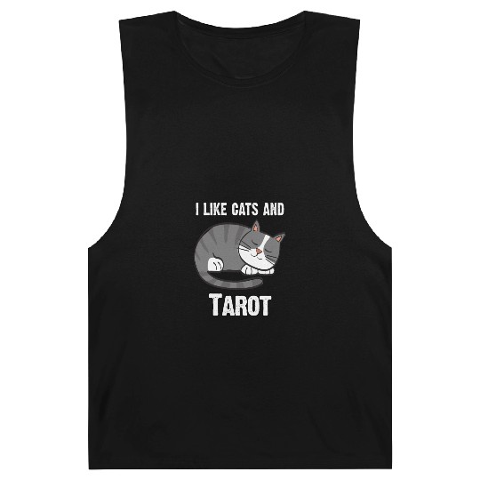 I Like Cats And Tarot - Gift For Cat Lovers Barnard Tanks