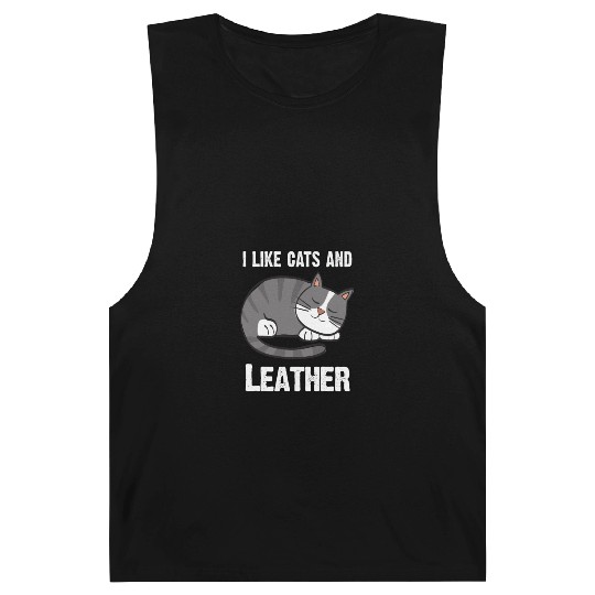I Like Cats And The Skin - I Love Cats Barnard Tanks