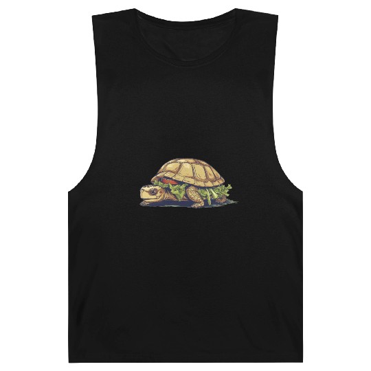 Turtle Sandwich Sticker n' Barnard Tanks Version