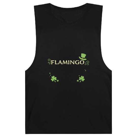 Flamingo - St. Patrick's Day Barnard Tanks