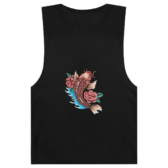 Koi Fish and Roses Barnard Tanks