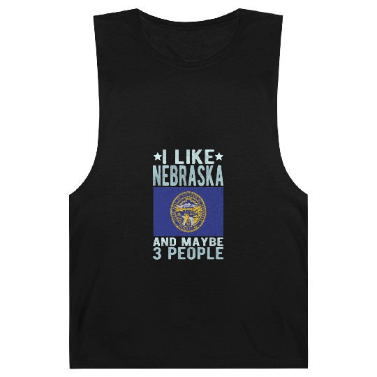Nebraska Flag US State Barnard Tanks