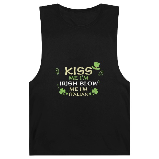 Kiss Me I'm Irish Blow Me I'm It... Barnard Tanks