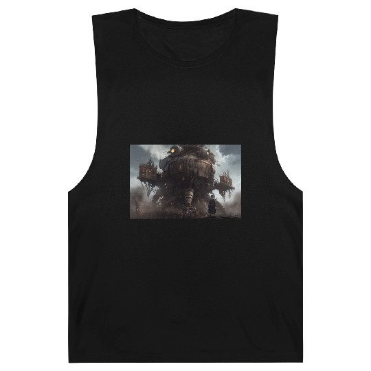 Dangerous Crab like Steampunk machine abstract Barnard Tanks