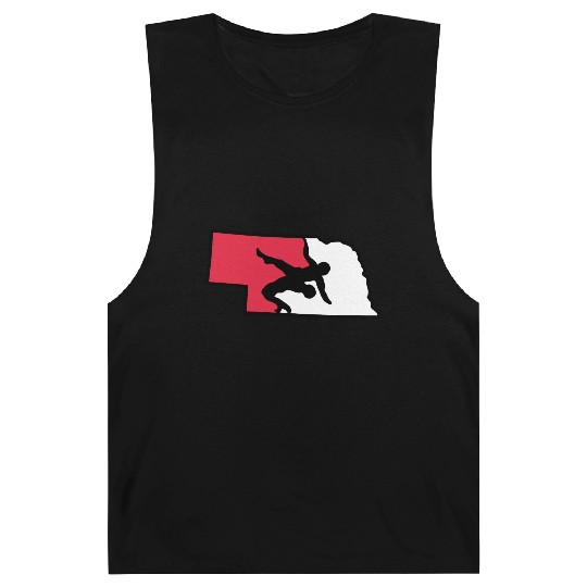 Nebraska Wrestling (State Colors) Barnard Tanks