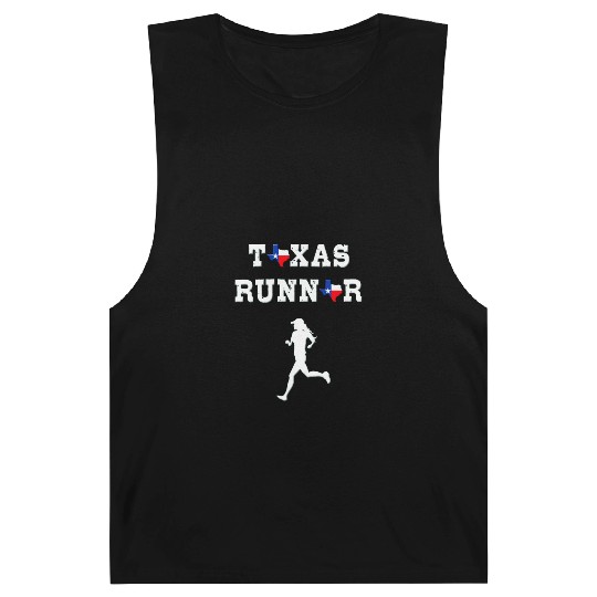 Texas Running Novelty I Love Texas Barnard Tanks