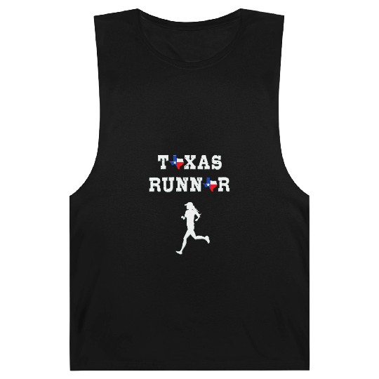 Texas Running Novelty I Love Texas Barnard Tanks