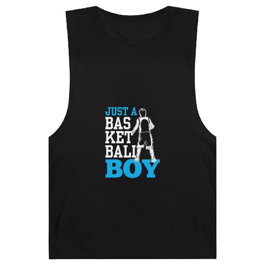 Just A Basketball Boy Player Team Coach Match Barnard Tanks