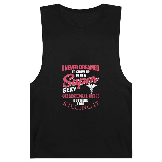Funny Correctional Nurse Outfit Barnard Tanks