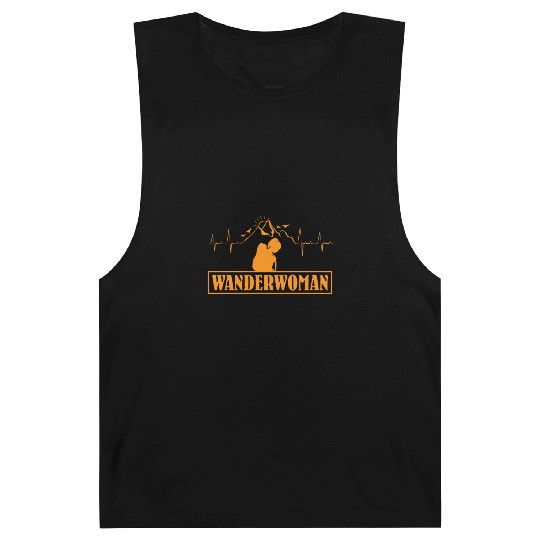 Wanderwoman Mountaineer Wanderlust Hiker Barnard Tanks