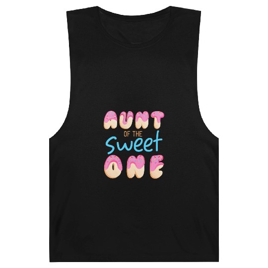 Aunt of Sweet One First Birthday Party Matching Fa Barnard Tanks