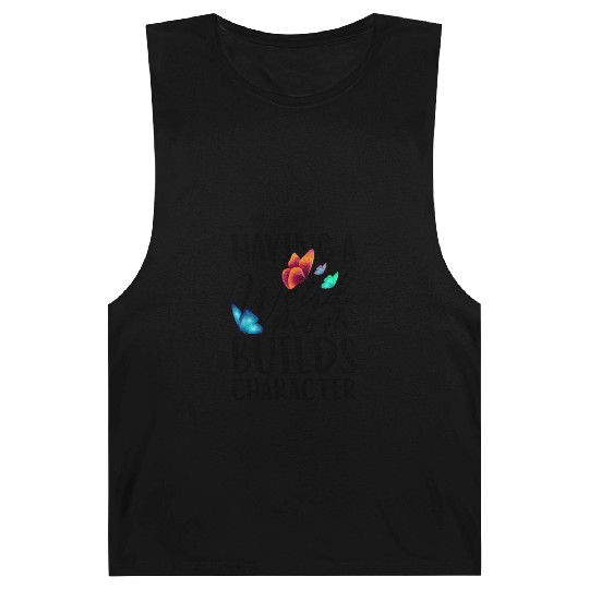 Funny Mom Weird Moms Build Character 2023 Mother's Barnard Tanks
