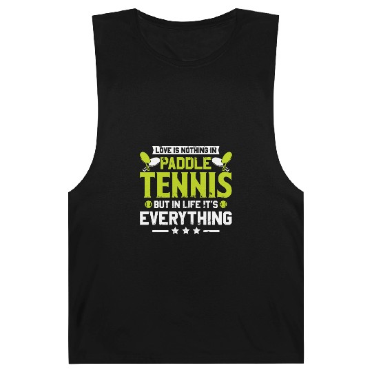 Love is Nothing in Paddle Tennis Barnard Tanks