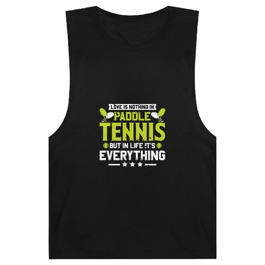 Love is Nothing in Paddle Tennis Barnard Tanks