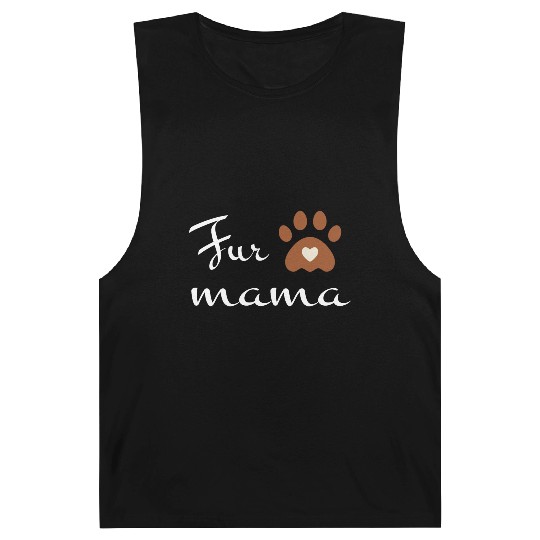 Fur mama cute dog lovers Barnard Tanks