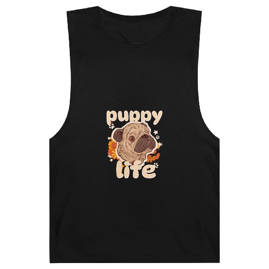 Puppy Lite i Love Dogs Unisex Barnard Tanks
