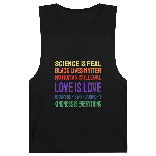 Science Is Real Black Lives Matter Barnard Tanks