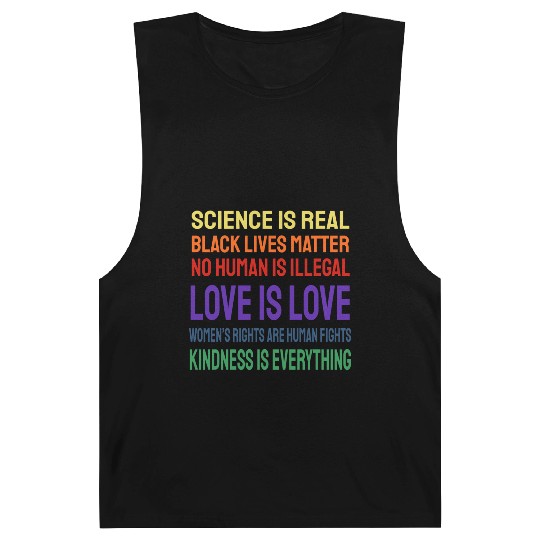 Science Is Real Black Lives Matter Barnard Tanks