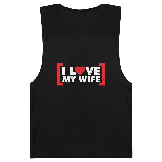 I Love My Wife Valentine s Day Barnard Tanks