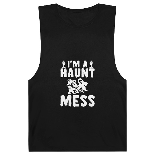 Halloween Paranormal Ghost Hunters Horror Fans Barnard Tanks