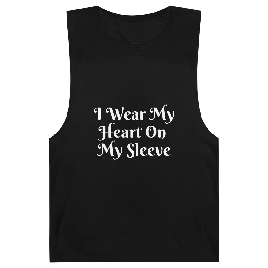 I Wear My Heart On My Sleeve Barnard Tanks
