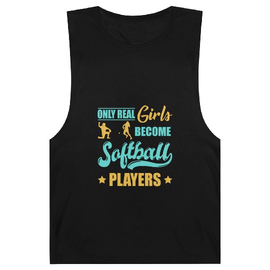 Only Real Girls Become Softball Players Barnard Tanks