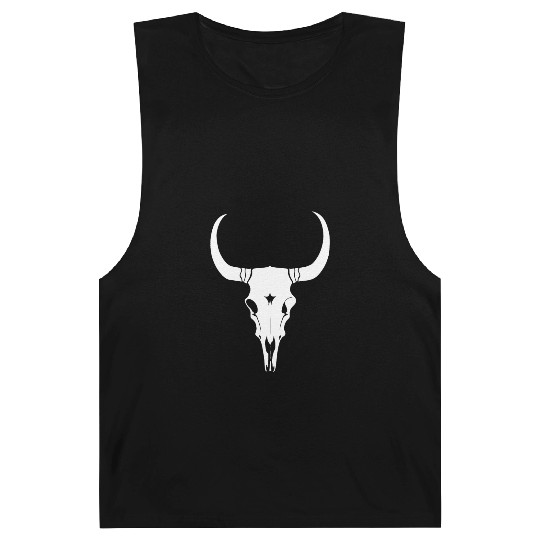 Cattle Skull Cow Skull Rodeo Western Skeleton Barnard Tanks