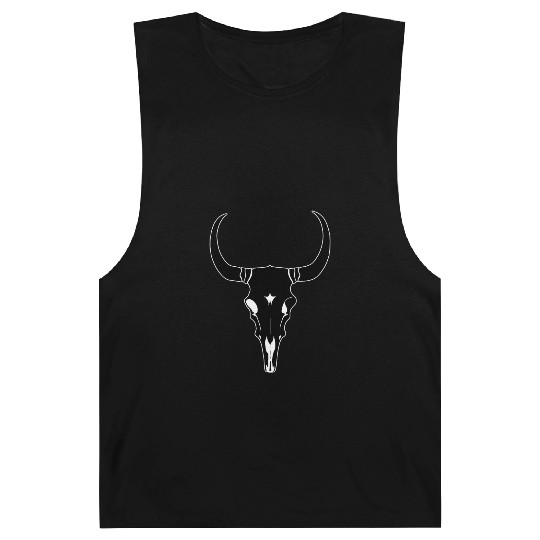 Cattle Skull Cow Skull Rodeo Western Skeleton Barnard Tanks