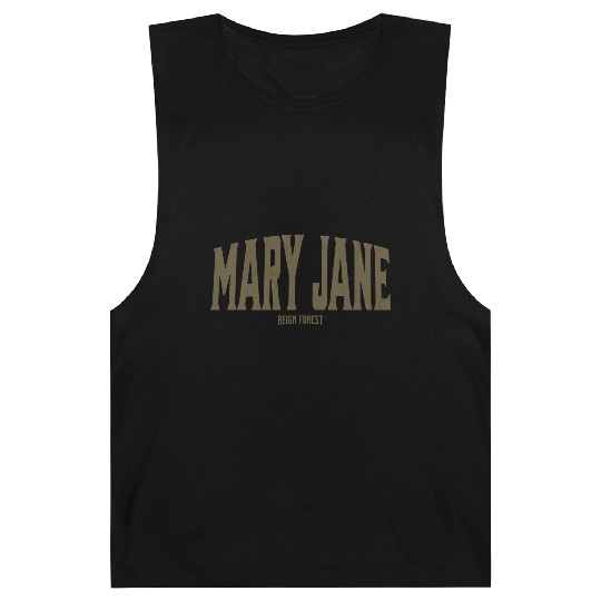 Mary Jane Marijuana Funny Graphic Barnard Tanks Barnard Tanks