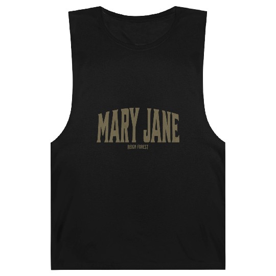 Mary Jane Marijuana Funny Graphic Barnard Tanks Barnard Tanks