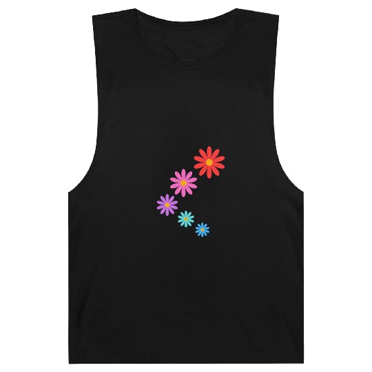 falling multi colored flowers Barnard Tanks