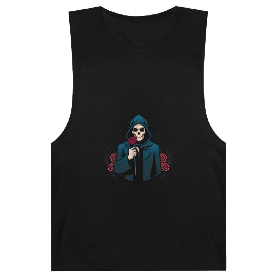 The Elegance of Death A Single Rose Grim Reaper Barnard Tanks