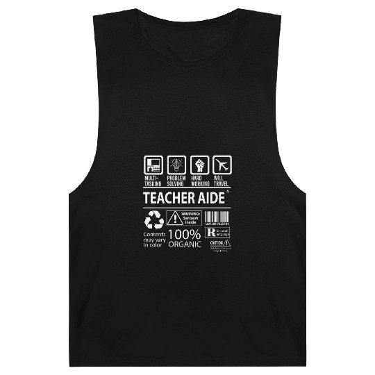 Teacher Aide Barnard Tanks - Multitasking Job Gift Item