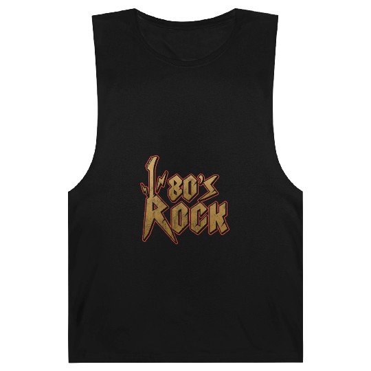 80s Rock Music Genre Eighties Vibe Retro Musician Barnard Tanks