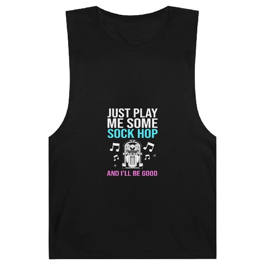 Sock Hop Music Quote 50s Rockabilly Sock Hop Barnard Tanks