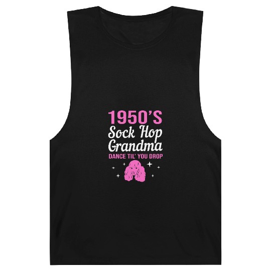 Retro Dance 1950s Sock Hop Dancing Grandma Barnard Tanks
