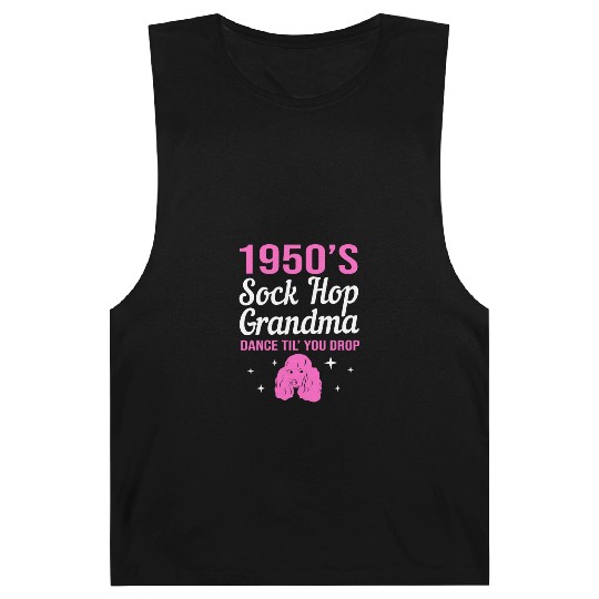 Retro Dance 1950s Sock Hop Dancing Grandma Barnard Tanks