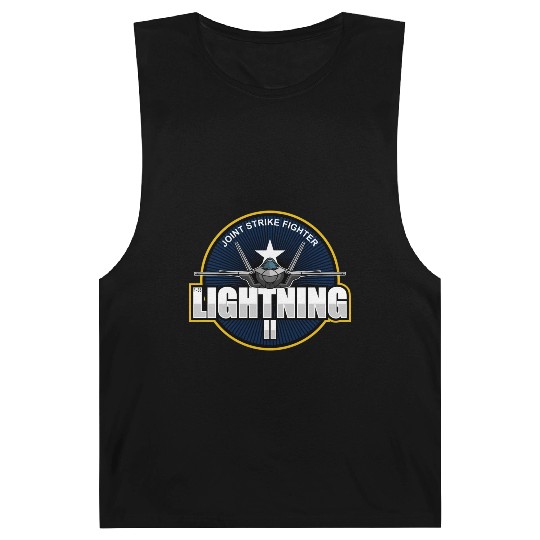 F35 Lightning 2 Patch Small logo red Barnard Tanks