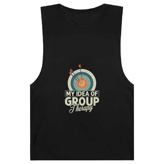 My Idea Of Group Therapy Archery Target Bow & Arro Barnard Tanks