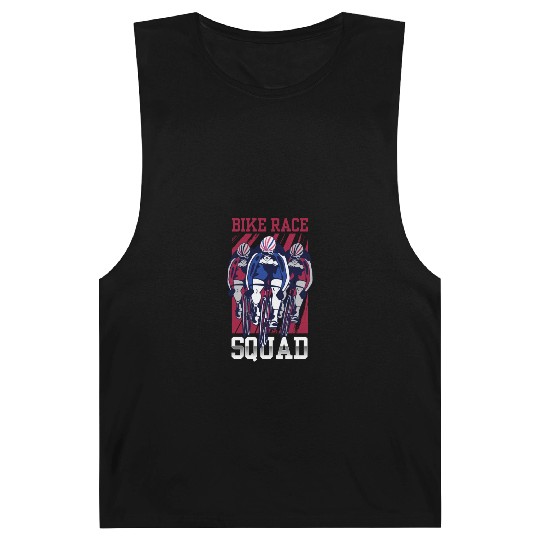 Bike Race Squad Racing Racer Cycling Bicycle Barnard Tanks