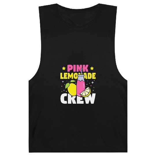 Funny Pink Lemonade Crew Lemon Juice Bossfruit lov Barnard Tanks