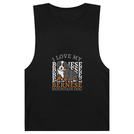 Bernese Mountain Dog. Best mom of Bernese Mountain Barnard Tanks