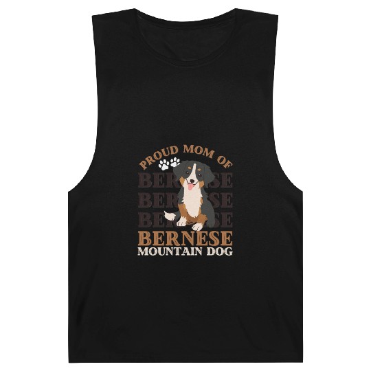 Bernese Mountain Dog mom of Bernese Mountain dogs Barnard Tanks